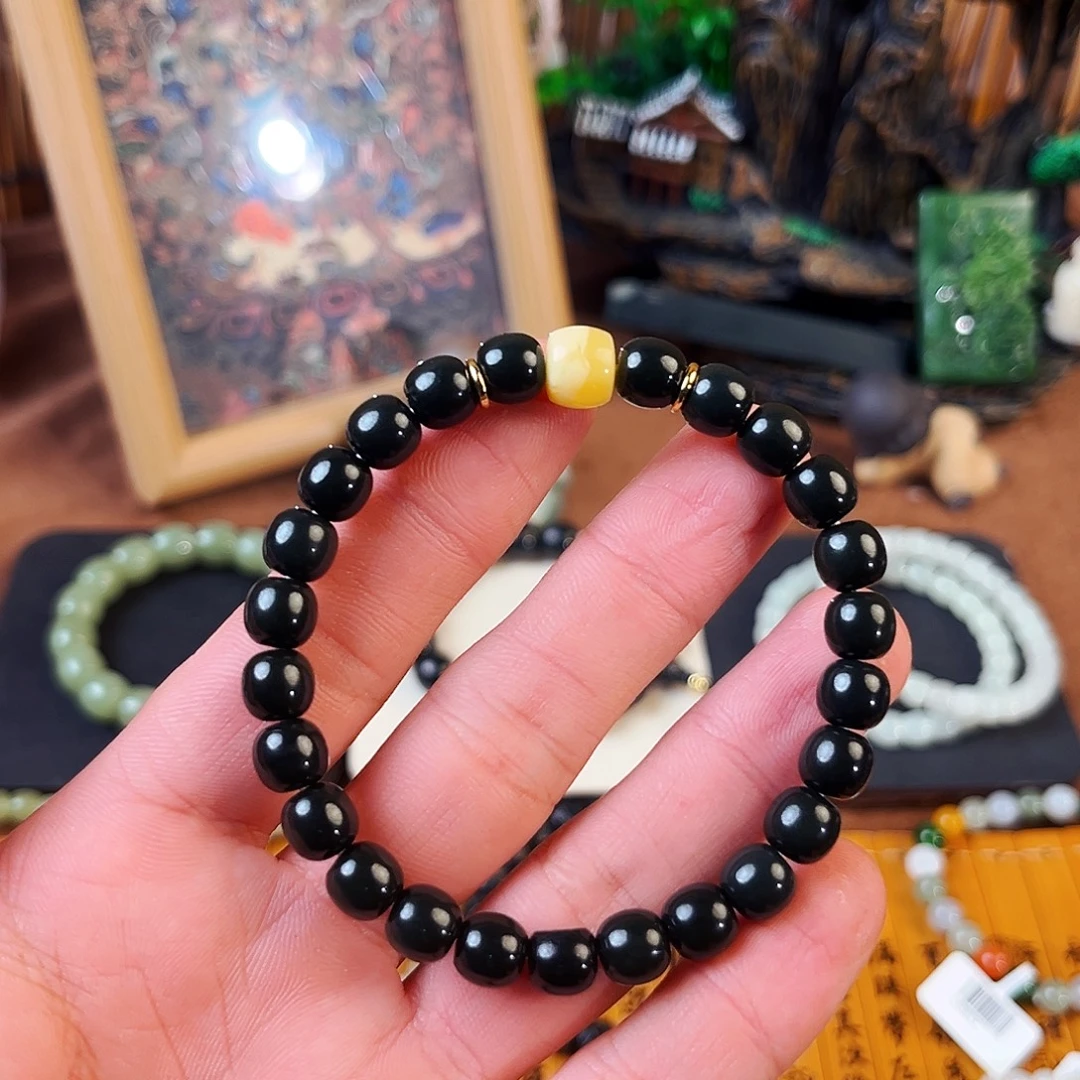 和田玉未镶嵌手链