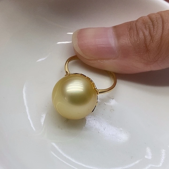 戒指未镶嵌海水珍珠