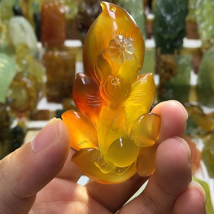 蛇纹石玉未镶嵌珠宝半成品