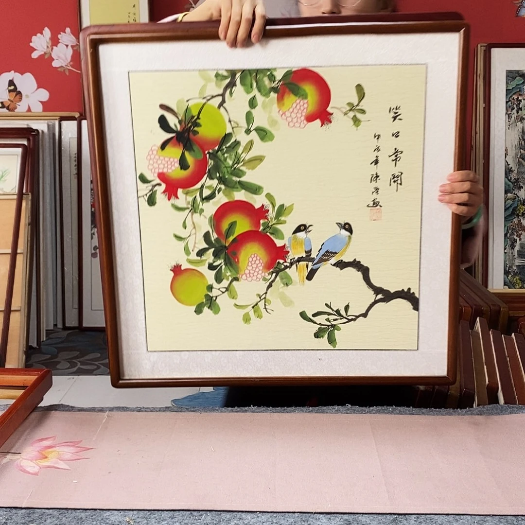 国画手写手绘国画作品62✖️62