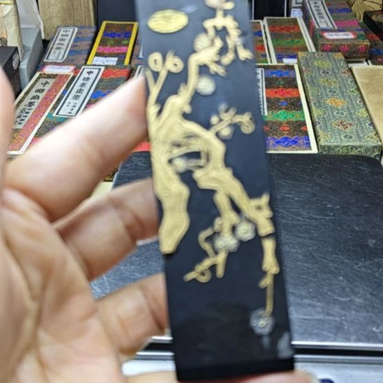 日本回流老墨一锭二两超顶漆烟