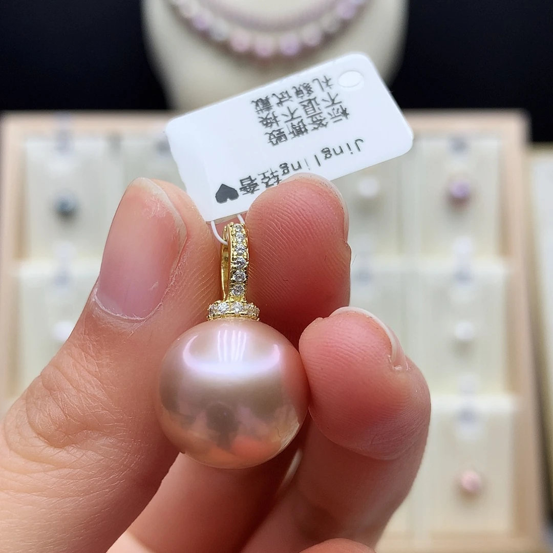 合金淡水珍珠颈饰