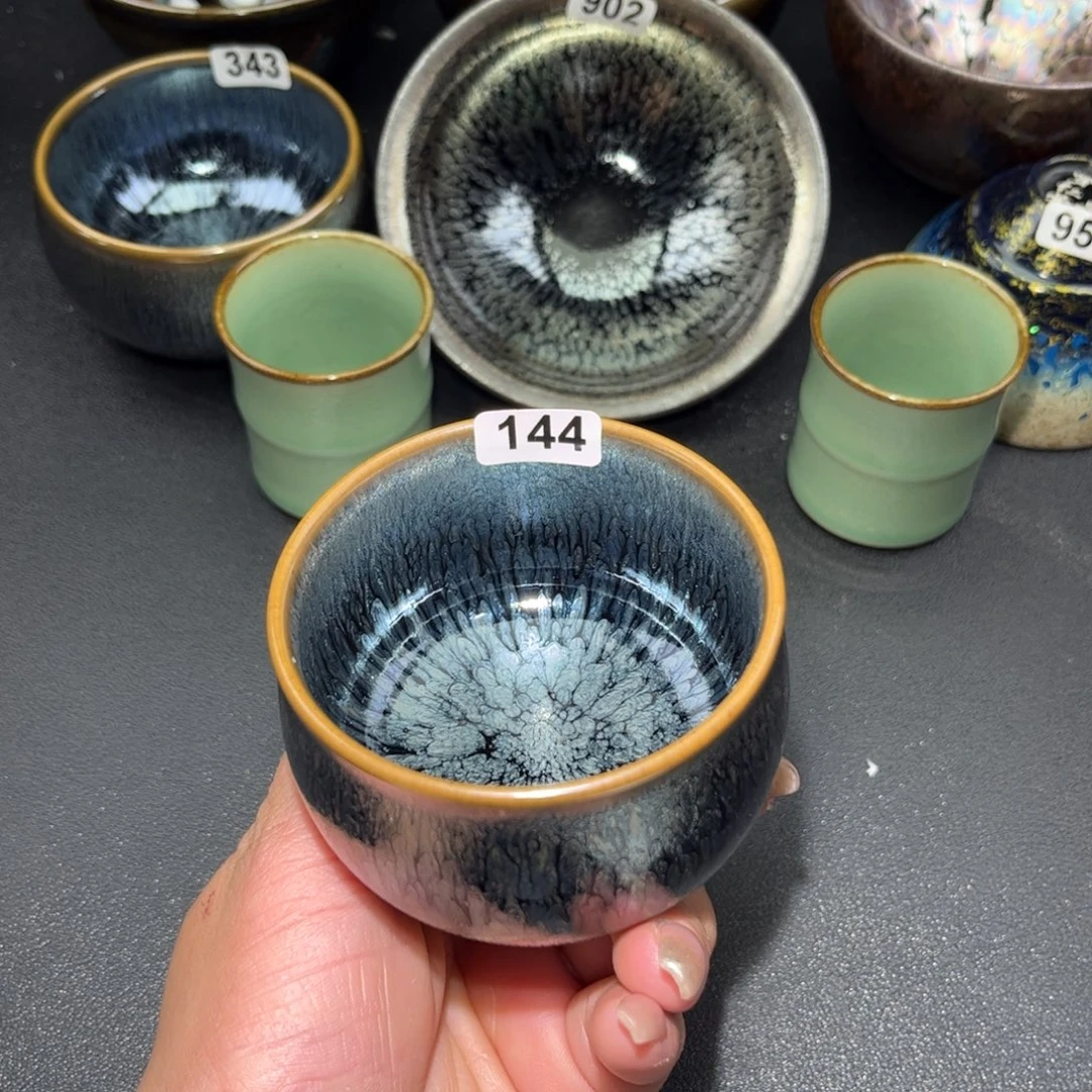 茶盏144 建盏单盏放大漏……