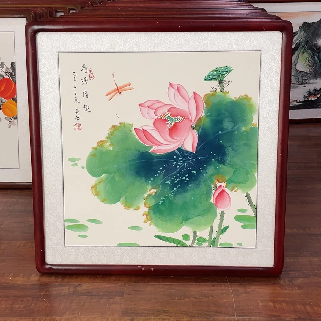 国画带框尺寸63*63厘米