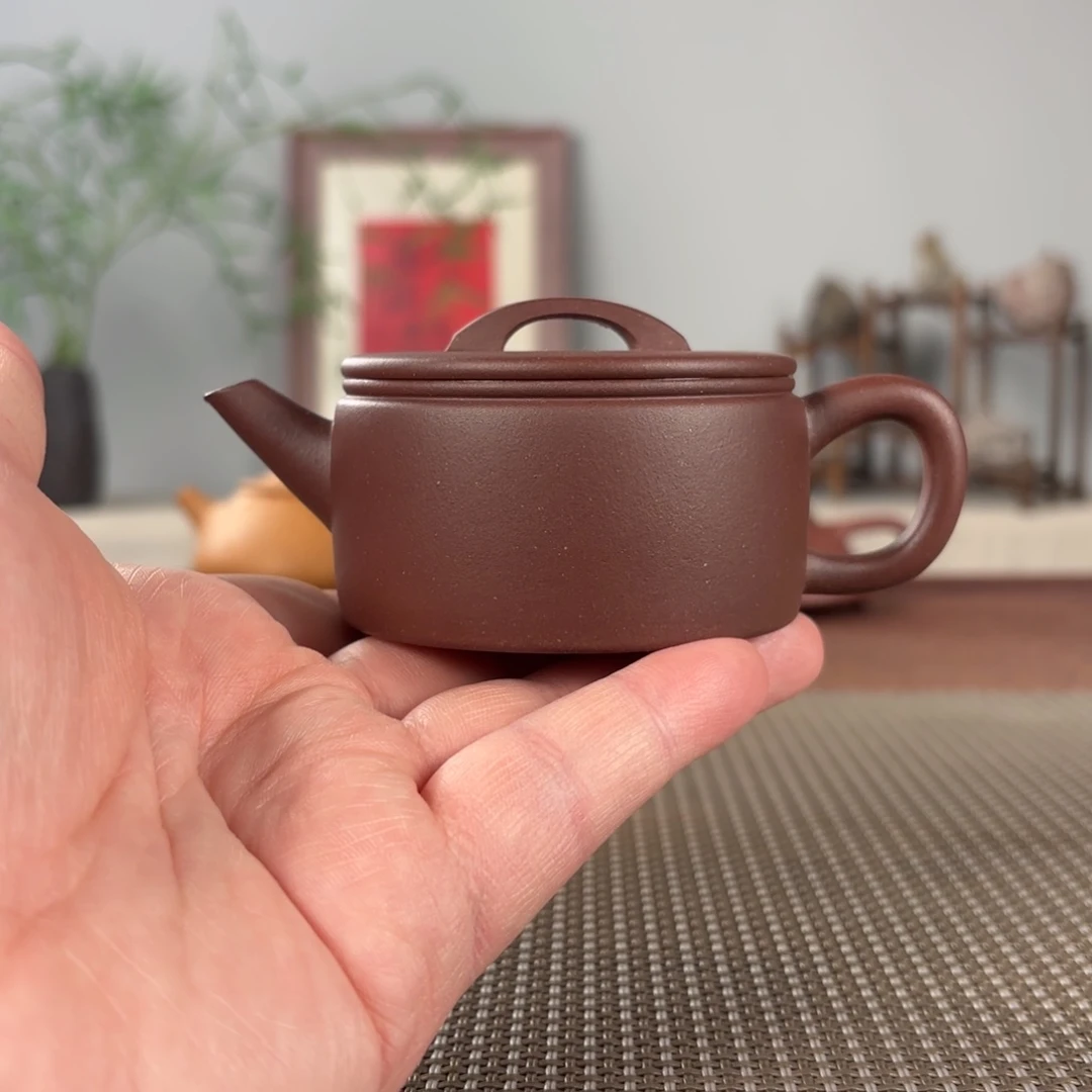 紫砂茶壶黄龙山原矿紫砂壶120