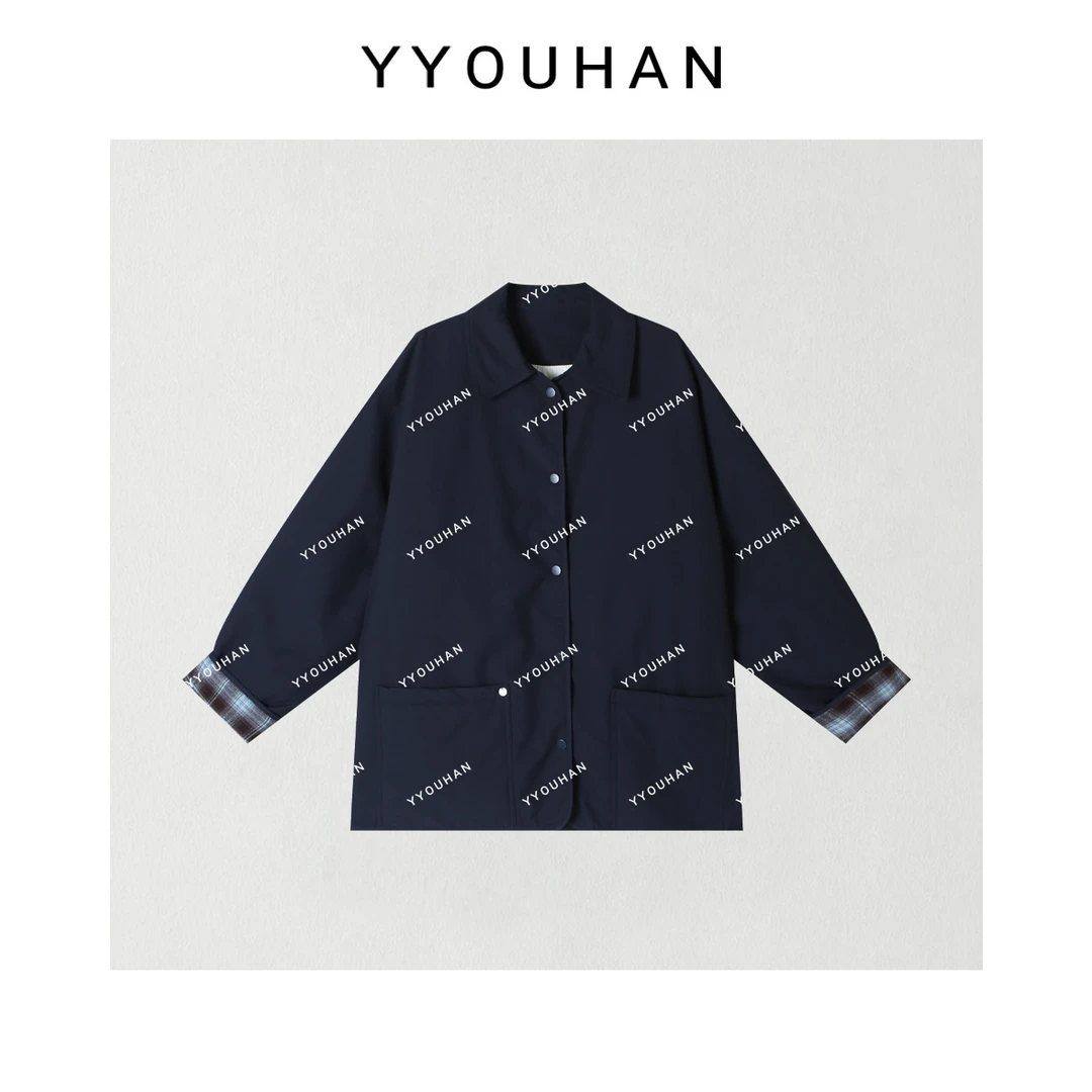 小静静一会 定制欧货大牌外套型冲锋款羽绒服 2410B4840