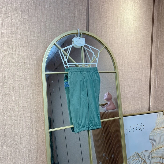 AE211    宝宝绿色防蚊裤子 九分裤  夏款