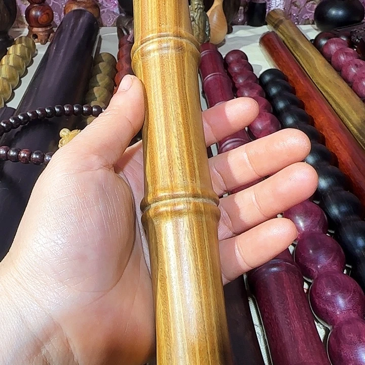 木绿檀竹节棍六十五公分