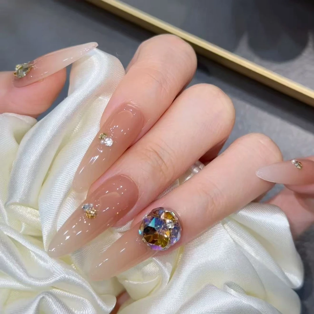 梧桐 施家全华 纯手工定制穿戴甲美甲成品美甲贴片10片