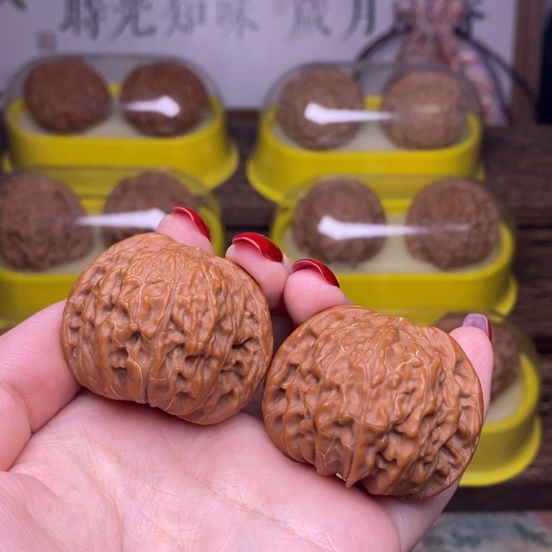 文玩核桃把件大****V全品39+正磨山地