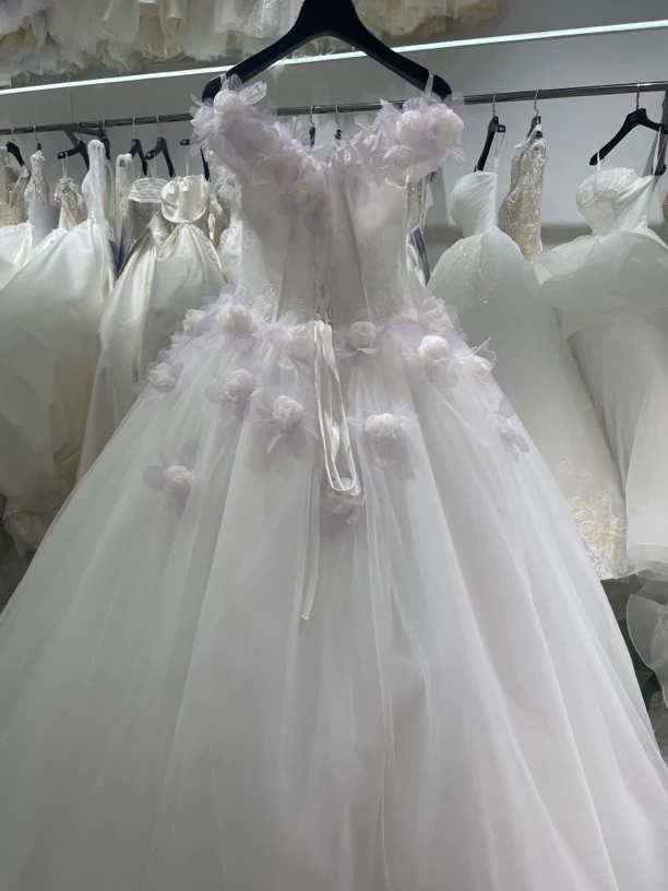 出门纱仙女多肉款小众轻奢时尚潮流最新公主款白色