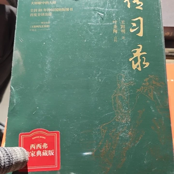 传习录平装库存书 绿色封面看图片发货