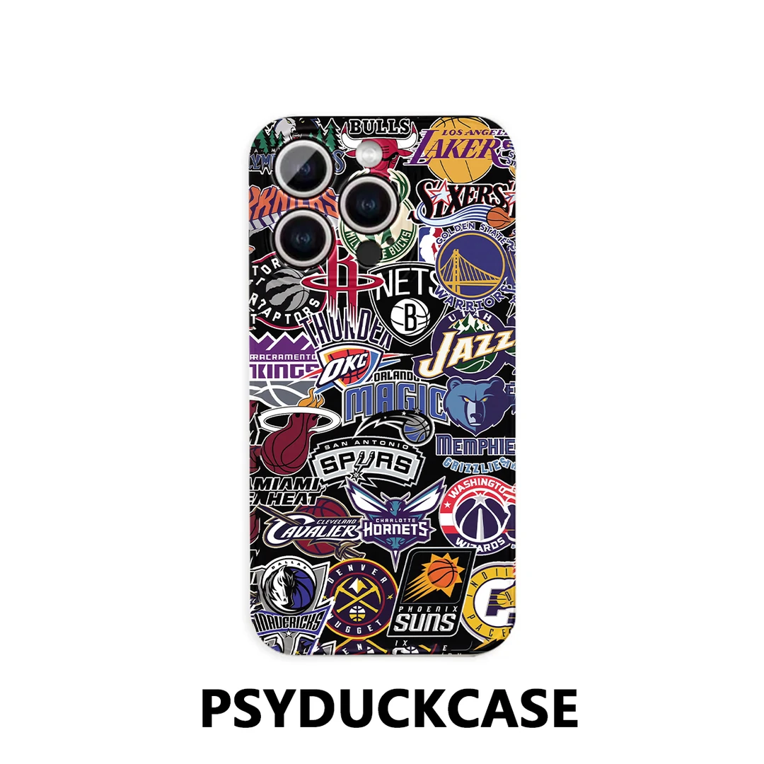 球队标签全包菲林适用于苹果16promax手机壳个性14/13/12p小众