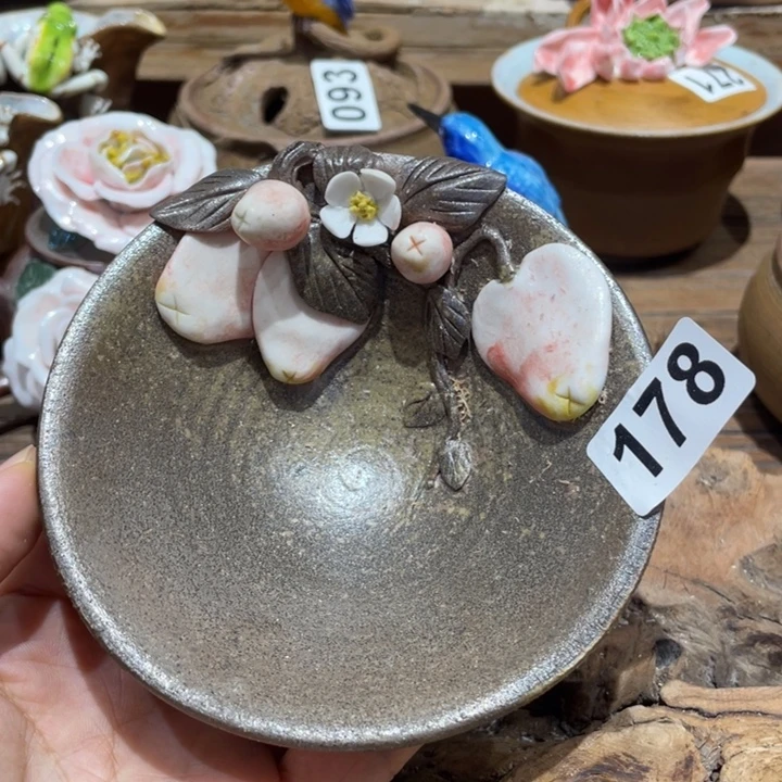 手工制作陶瓷茶具茶杯青蛙