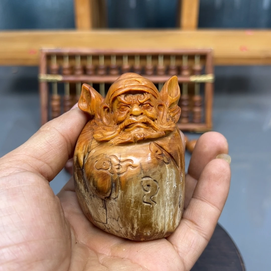 贝***y木崖柏木摆件手把件