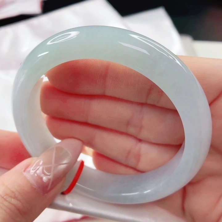 翡翠未镶嵌手镯56.6x197