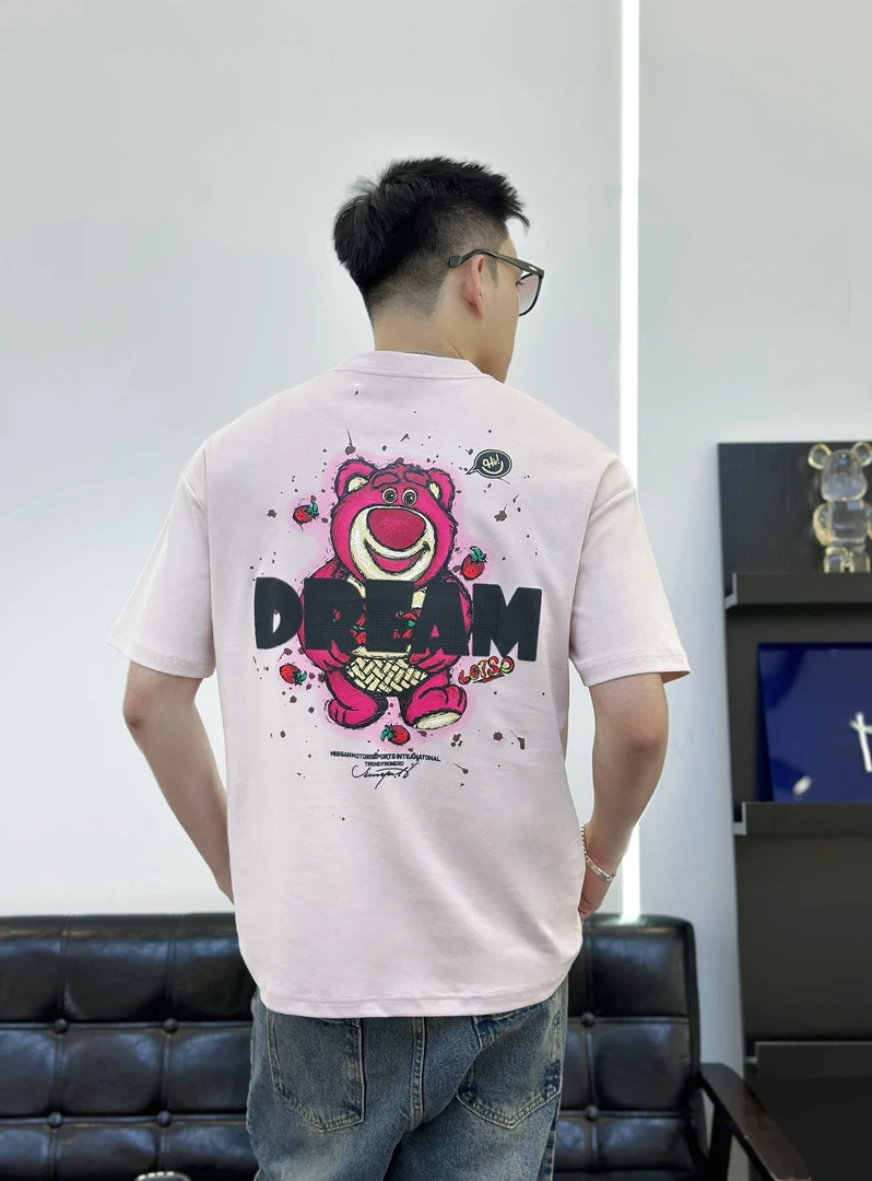 印花常规短袖圆领秋冬休闲T恤运动男士情侣半袖潮流文化衫