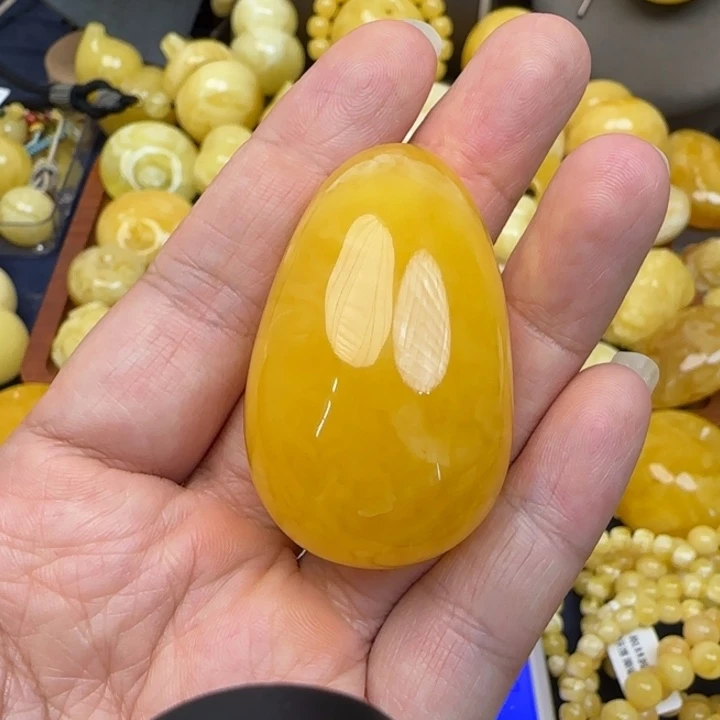 蜜蜡颈饰未镶嵌天然蜜蜡