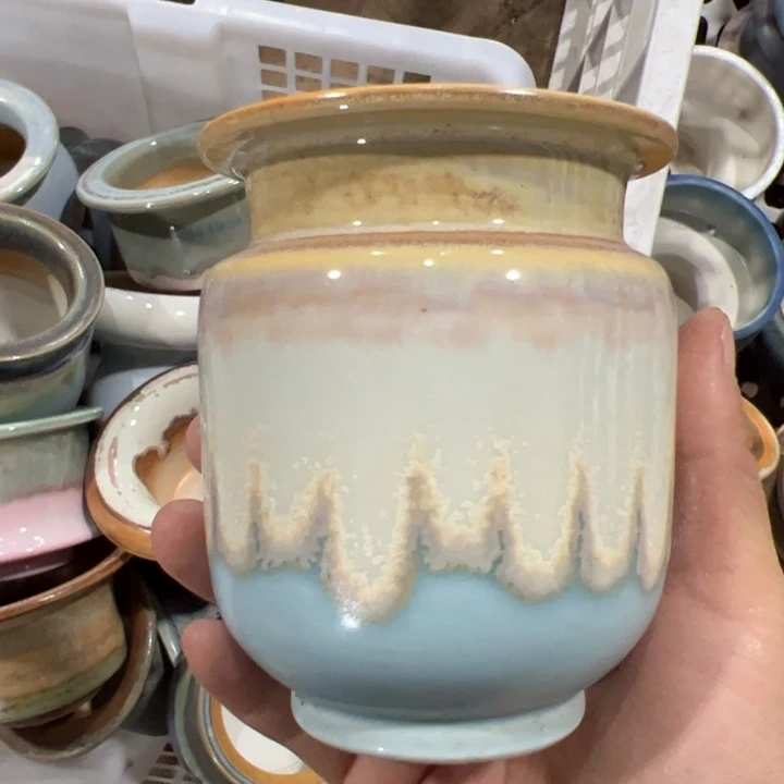 景德镇花盆 两单发货 内口6