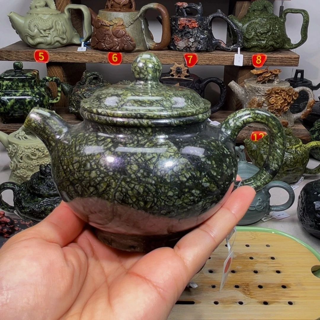 藏玉药王石掇只壶260cc