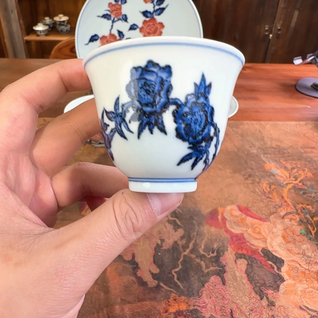 杯子景德镇手工手绘