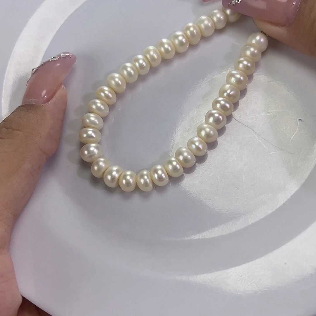 钛钢手绳淡水珍珠