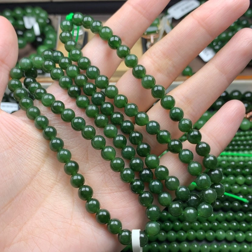 【闪购商品】颈饰未镶嵌和田玉（碧玉）木***体6