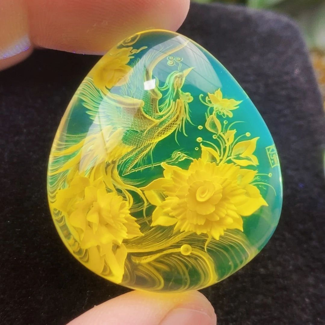 【闪购商品】金珀吊坠(不含链)未镶嵌