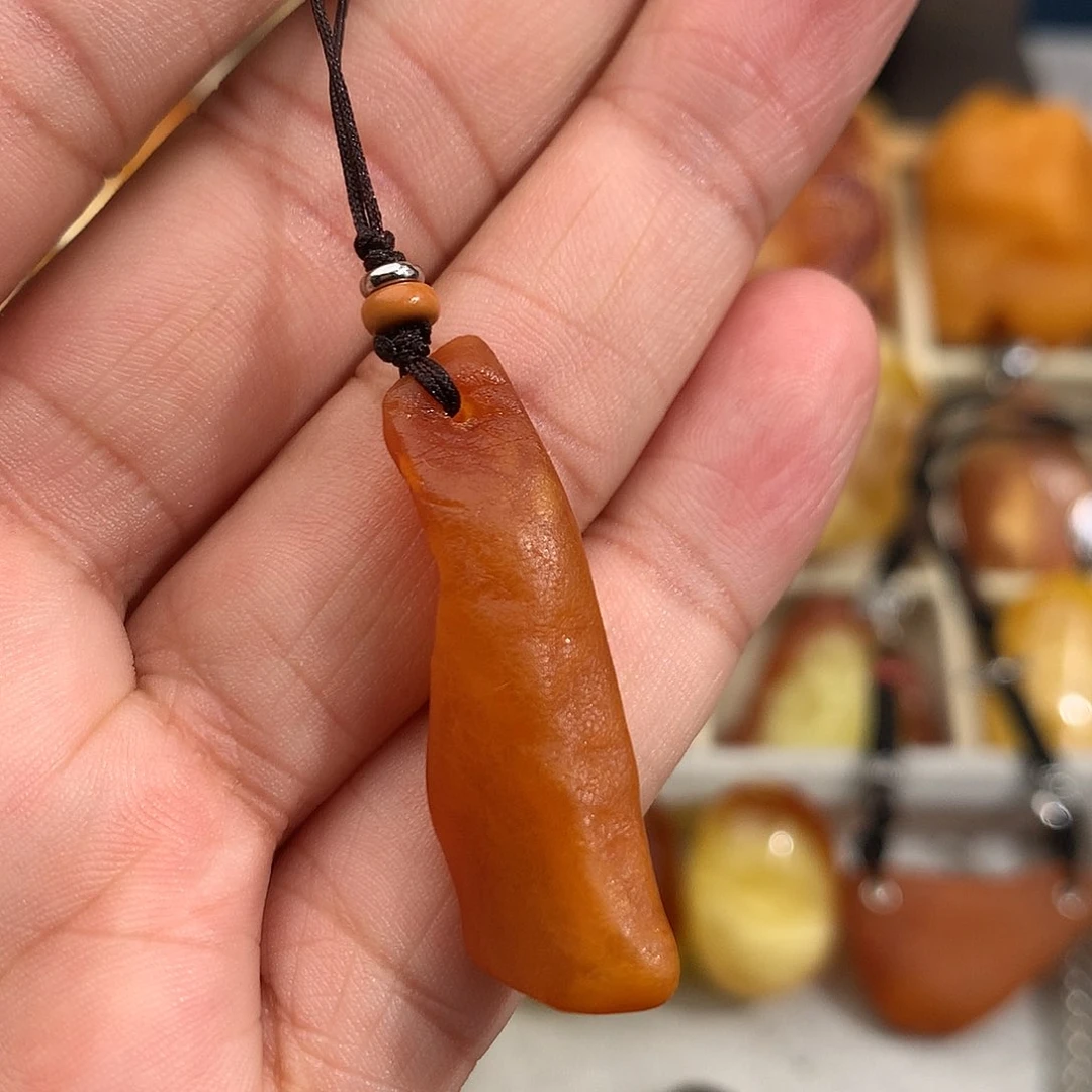 蜜蜡裸石未镶嵌你