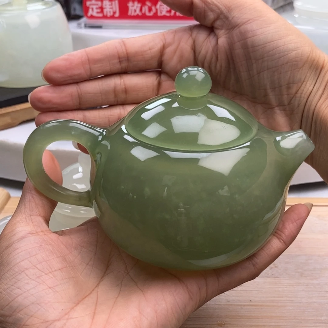 挡***立岫玉未镶嵌四大名玉摆件
