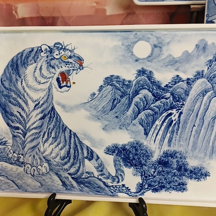 别***8景德镇手绘釉下彩手绘