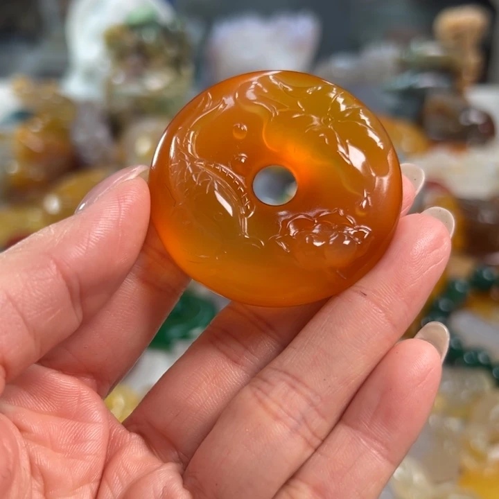 玛瑙/玉髓吊坠(不含链)未镶嵌