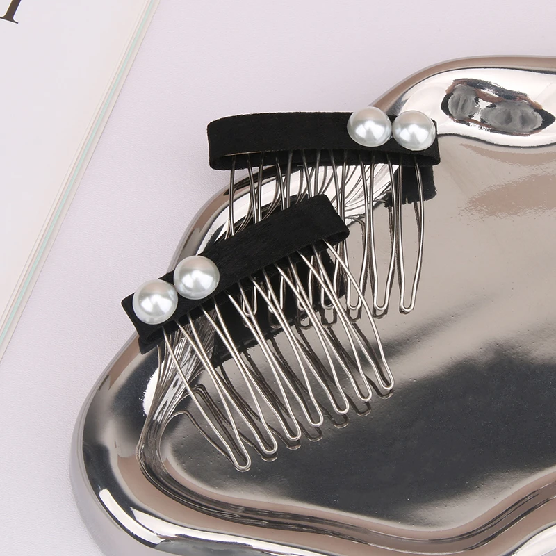 韩版插梳公主头发饰倒插梳前额发梳发卡刘海梳发夹女碎发夹饰品