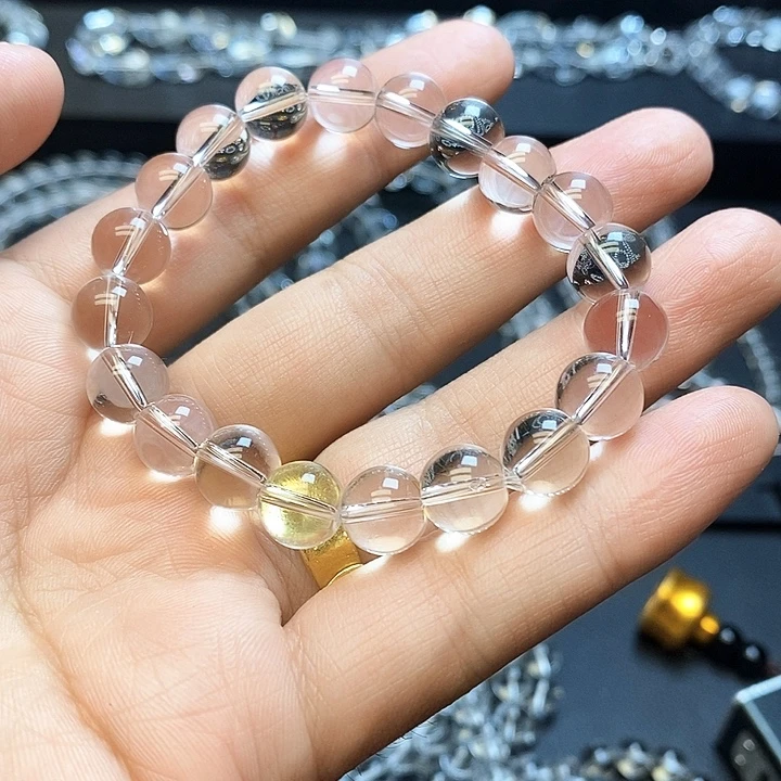 非金属双a白水手串时尚