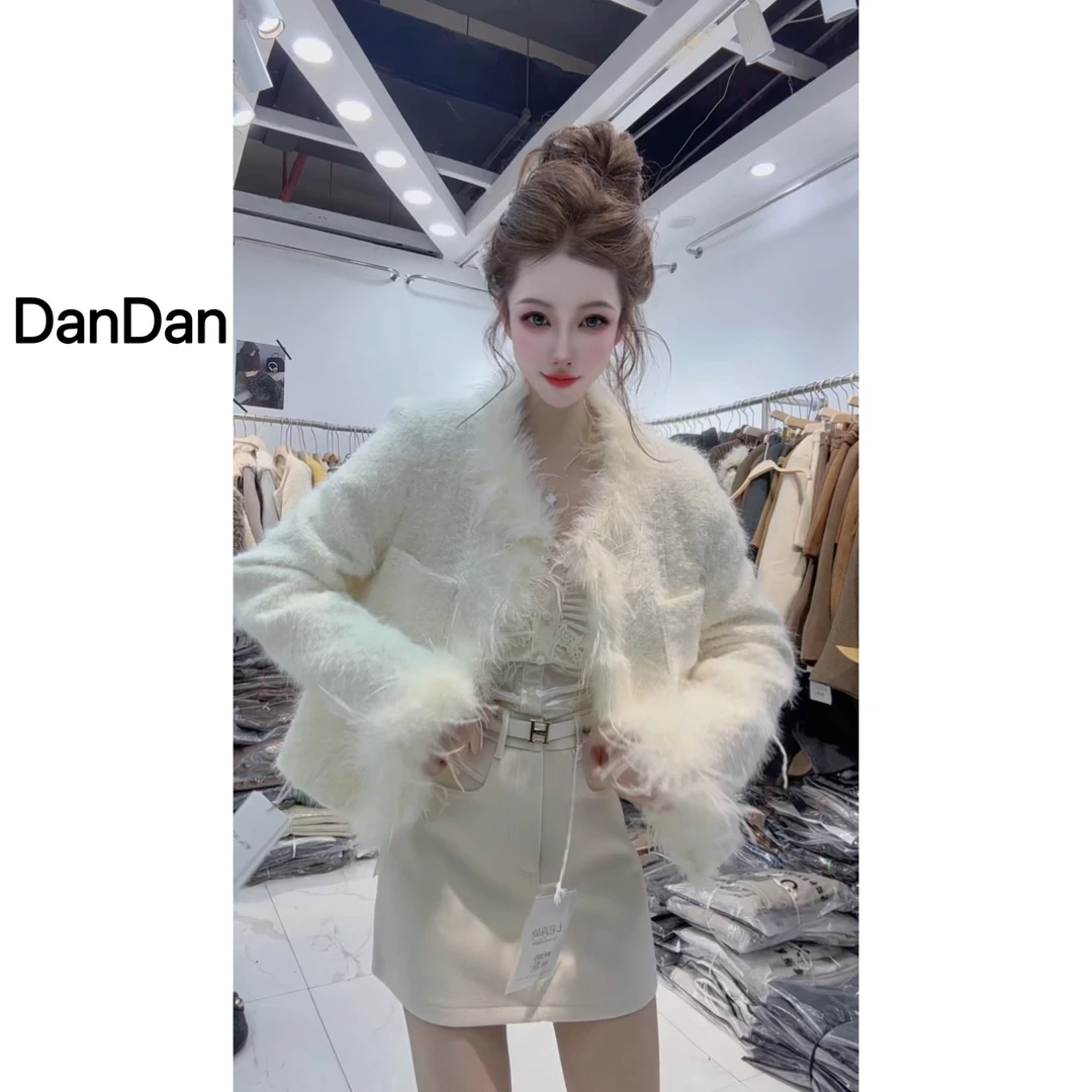 【丹丹专属】短外套短款小香风加绒加厚款设计师真毛毛袖
