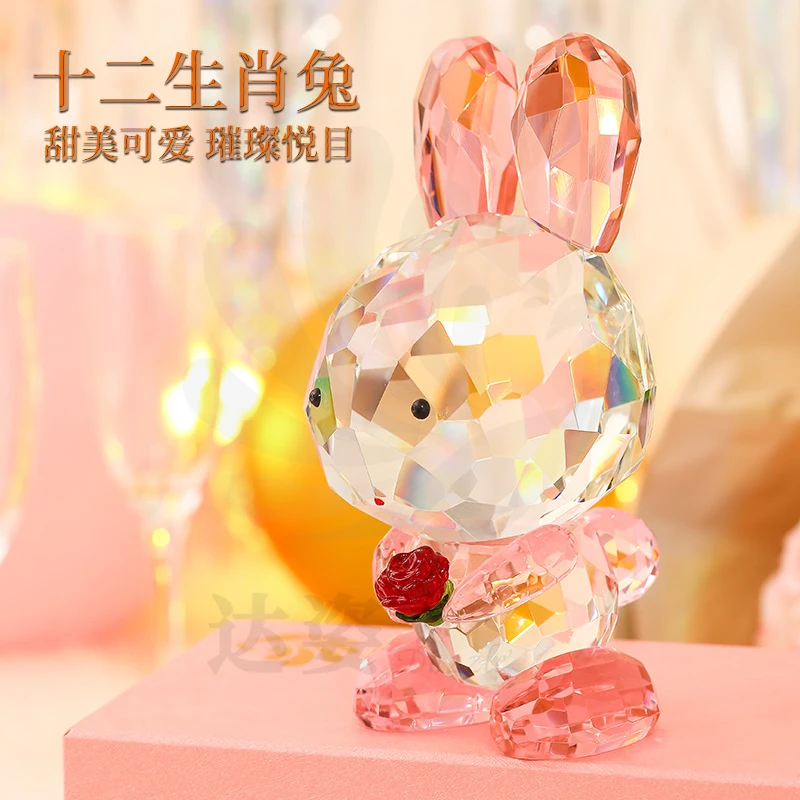 K9水晶告白图情人节七夕节送礼装饰品居家摆件