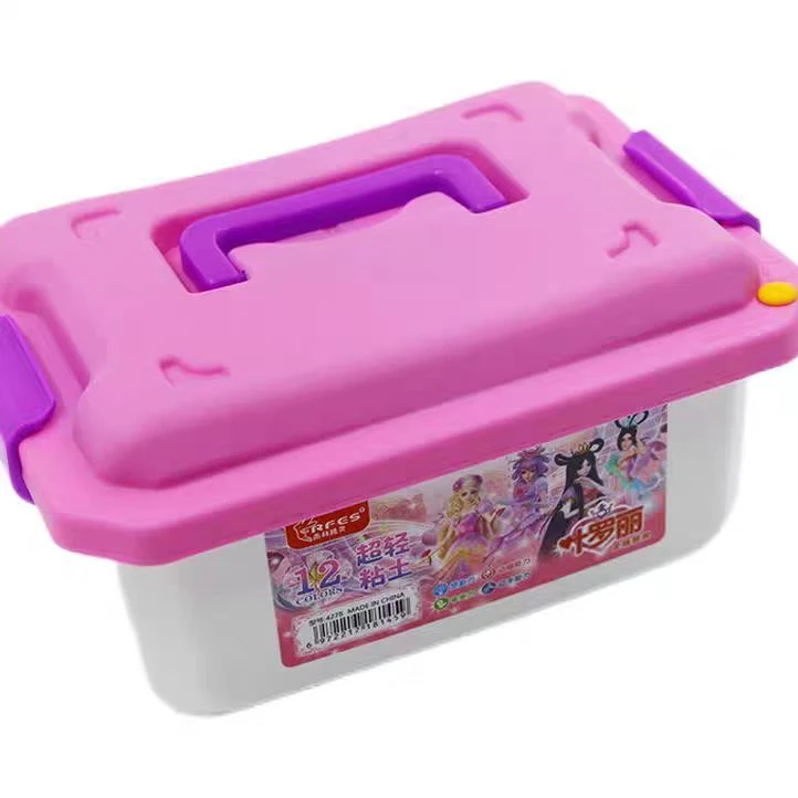 J 雨林精灵12色超轻粘土【图案不挑】