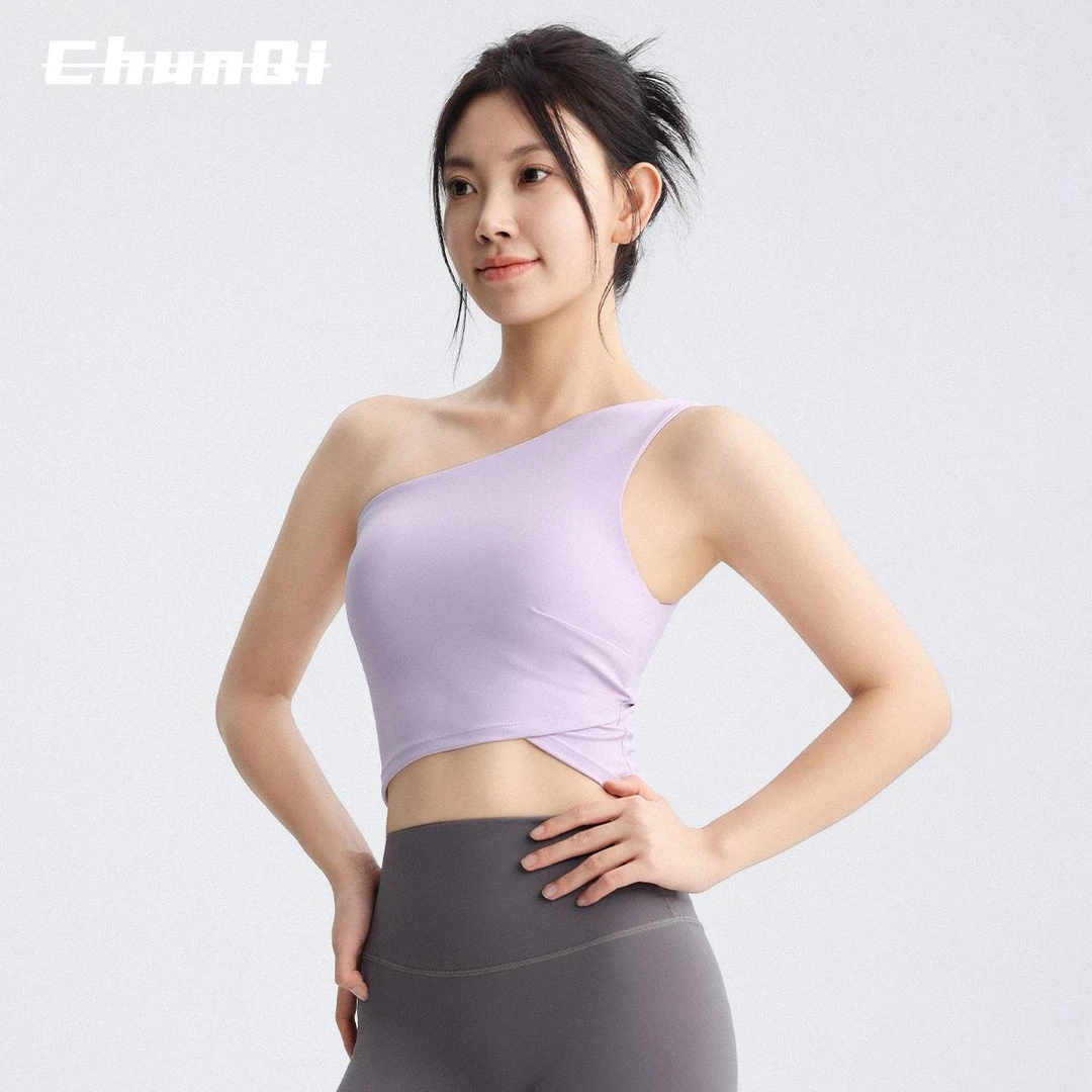 维多利亚瑜伽服背心女跑步健身带胸垫运动内衣美背普拉提训练服夏