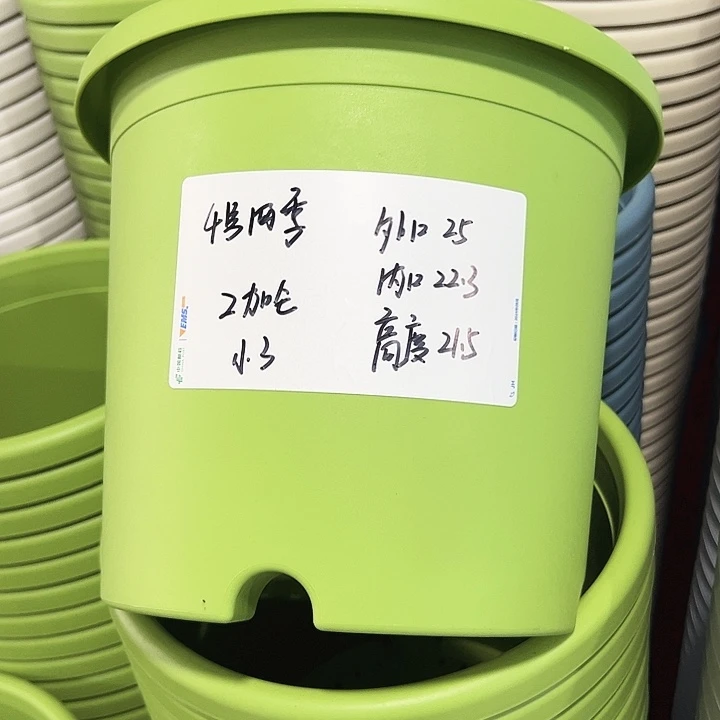 正品圆控口25高21.5果绿无托8只