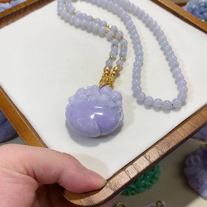 翡翠未镶嵌颈饰翡翠吊坠