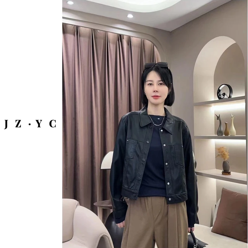 【洁子推荐】2050秋款欧版气质简约夹克外套 JZYC