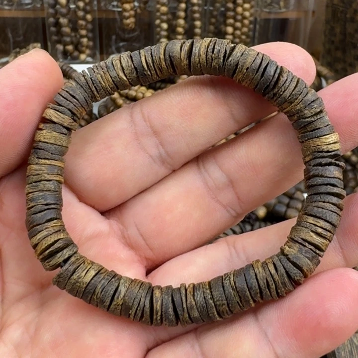 手串沉香张勺子手串6克加