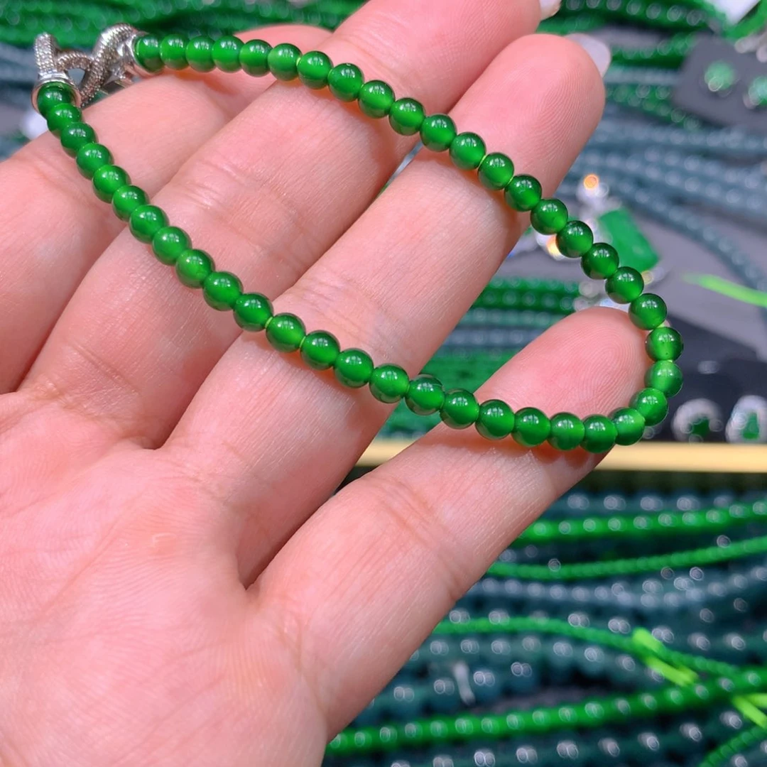 翡翠耳饰未镶嵌天然