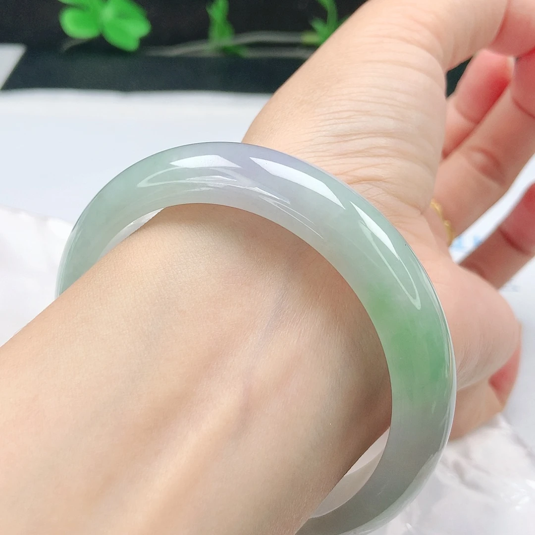 未镶嵌手镯翡翠58圈