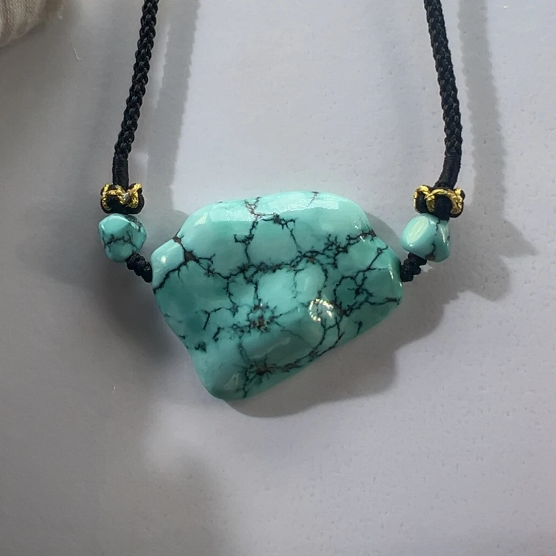 绿松石未镶嵌挂件