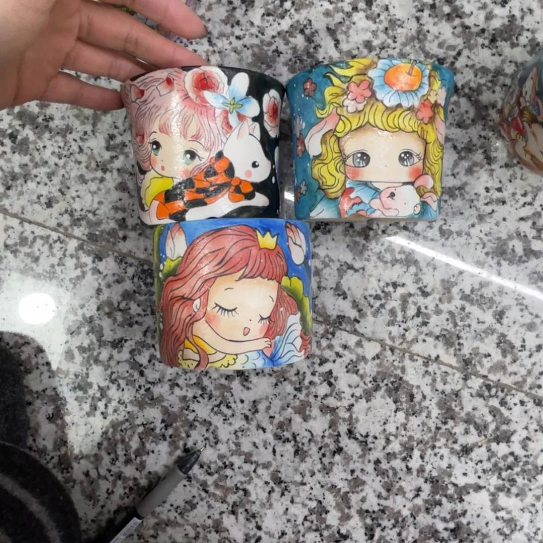 小***.沐雨卡通3个默认微瑕不退换