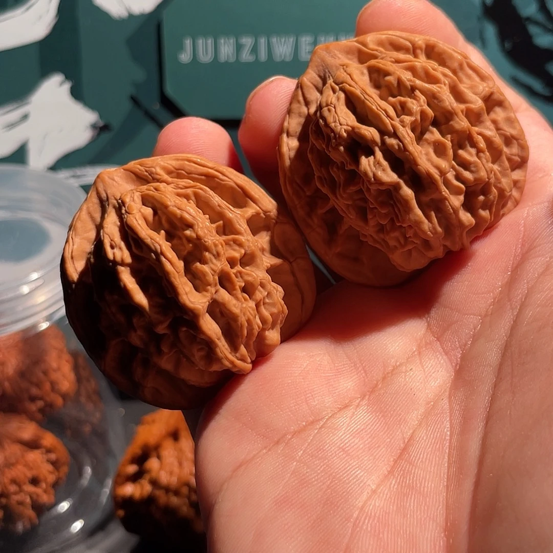 吊坠文玩核桃43虎头