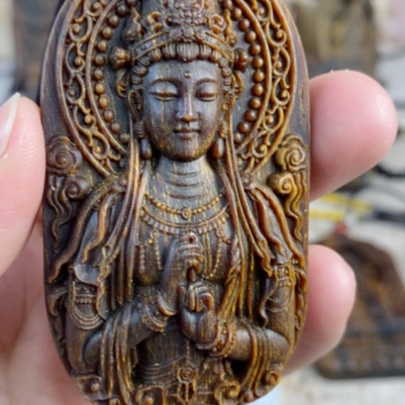 【闪购商品】木芽庄合十观音送养香罐
