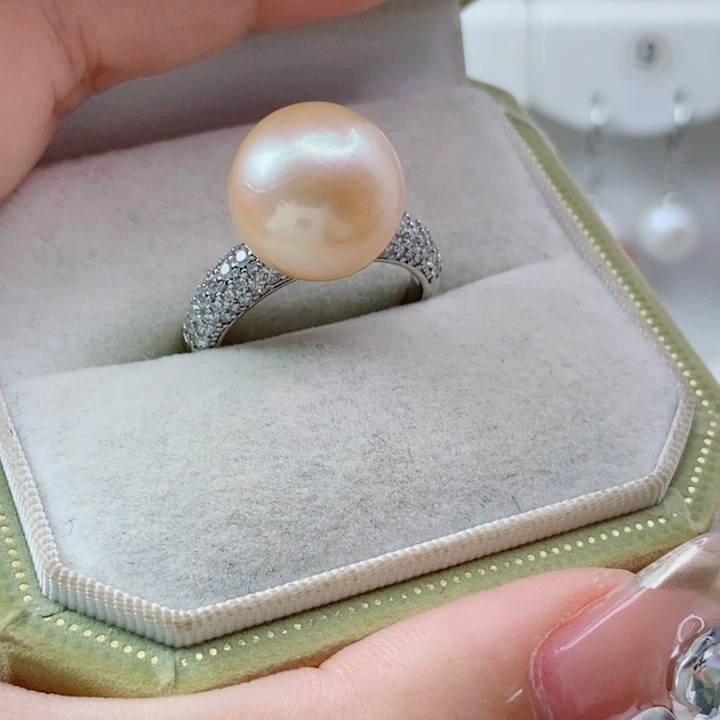 淡水珍珠戒指未镶嵌13➕