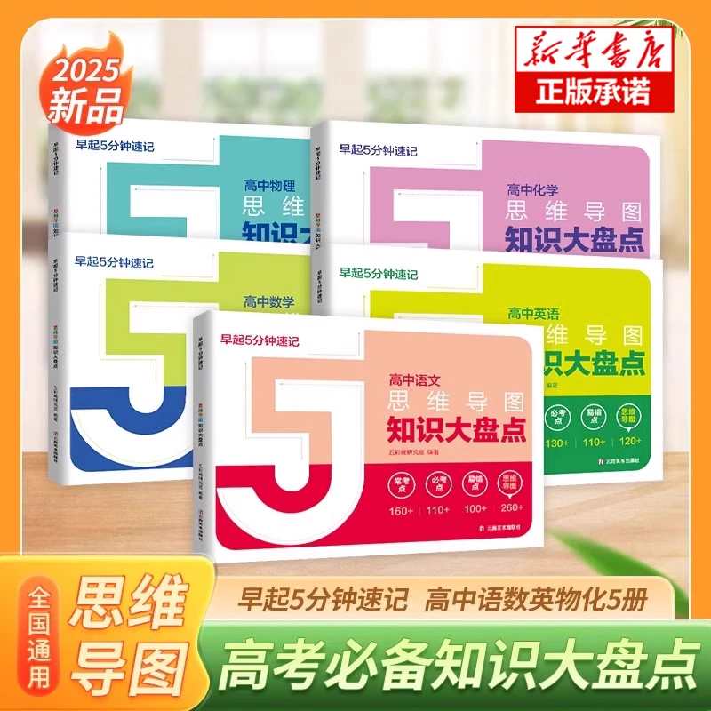 思维导图高中知识大盘点张推荐早起5分钟速记雪峰 2025新版高考复